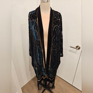 Black Velvet Shawl